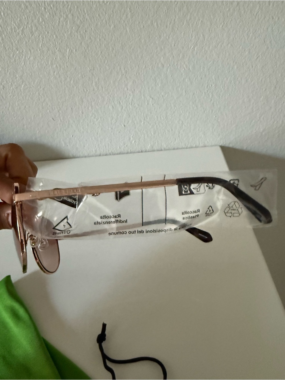 kate spade Rose Gold Frame Sunglasses with Brown Lenses - Picture 3 of 5